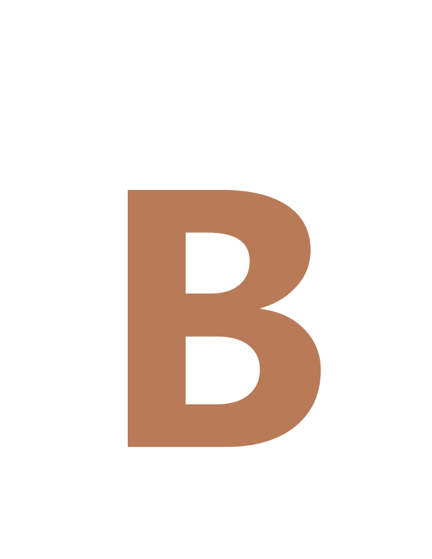 (B) Alphabet Monogram Cutout