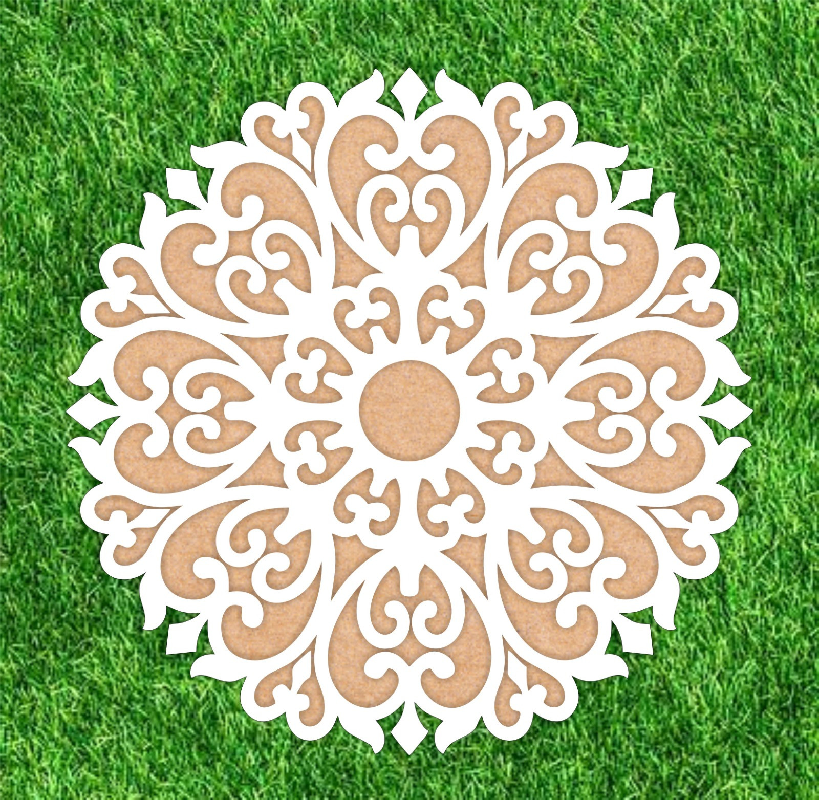MDF Round Rangoli Design Cutout