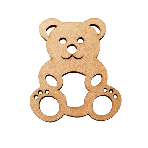 MDF Teddy Bear Cutout