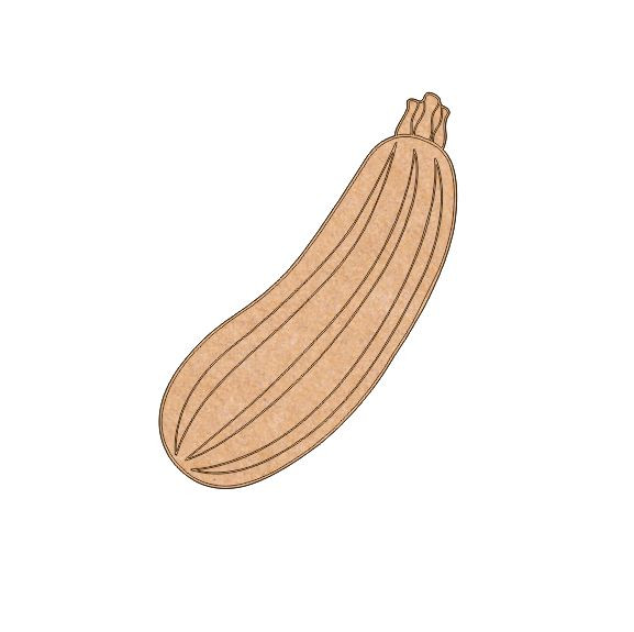 MDF Cucumber Cutout